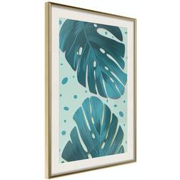 Arkiio Affisch Dewy Leaves [Poster] 20x30 Poster